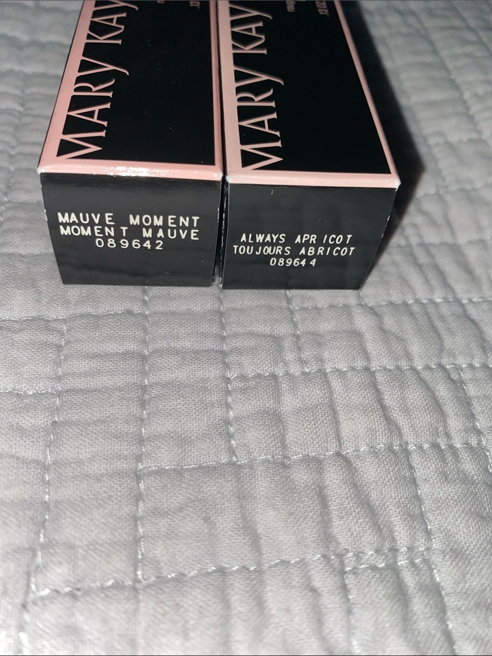 2 Mary Kay Lipstick Always Apricot Mauve Moment